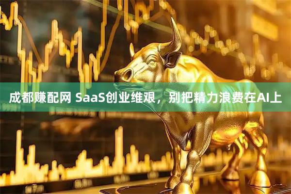 成都赚配网 SaaS创业维艰，别把精力浪费在AI上