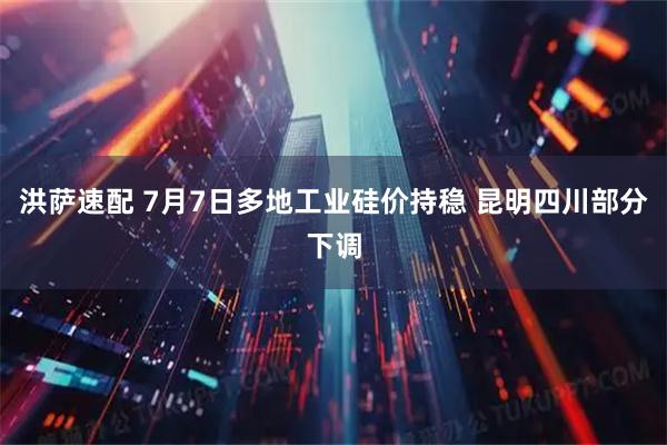 洪萨速配 7月7日多地工业硅价持稳 昆明四川部分下调